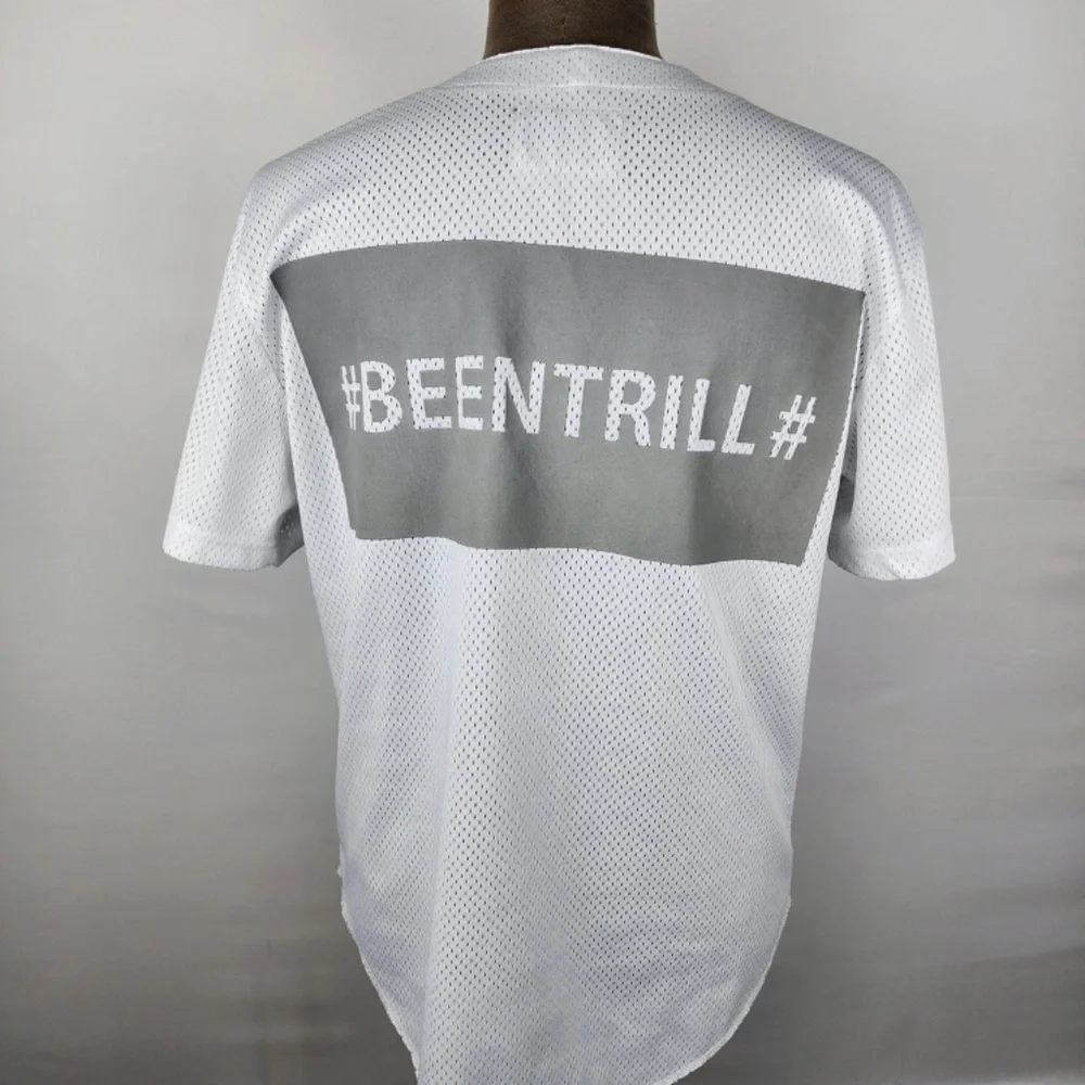 Been Trill Baseball Jersey Shirt Top #BeenTrill Size L, Drake, Perfect Condition - Picture 4 of 12